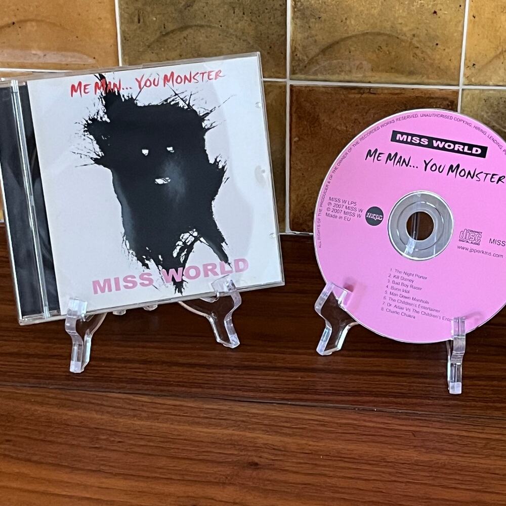 Miss World Me Man... You Monster (Jonathan Perkins) CD 2007 Miss W LP 5